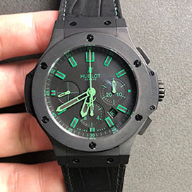 HUBLOT ビッグバン オールブラック グリーンコピー時計のおすすめ