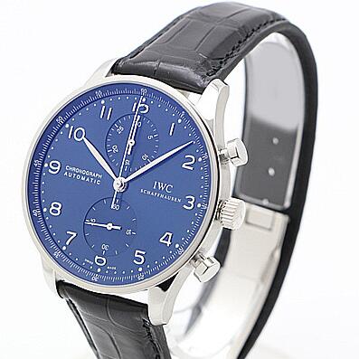 男の魅力を演出 IWC インターナショナルウォッチカンパニー ポルトギーゼ IW371491 ブルー